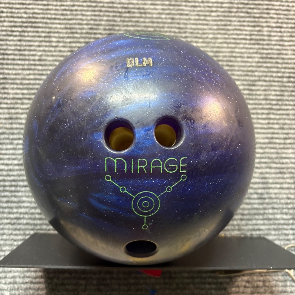 Ebonite Mirage Bowling Ball Blue Purple Galaxy Swirl 8lb 2oz 22J0470 Pre-Drilled